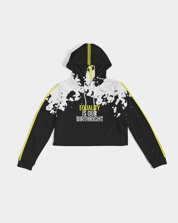 Birthright Cropped Hoodie