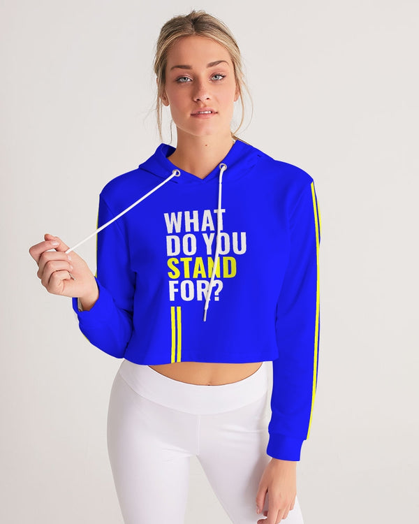 WDYSF S.F.S.Blue Cropped Hoodie