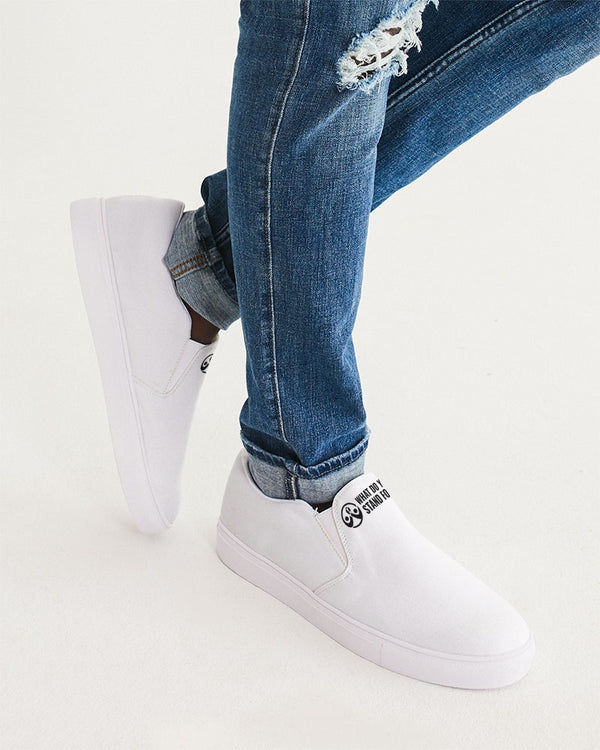 What Do You Stand For? Mens Slip-Ons