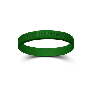 Buy green-debossed Black Lives Matter iStandBand™