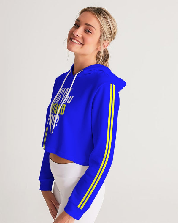 WDYSF S.F.S.Blue Cropped Hoodie