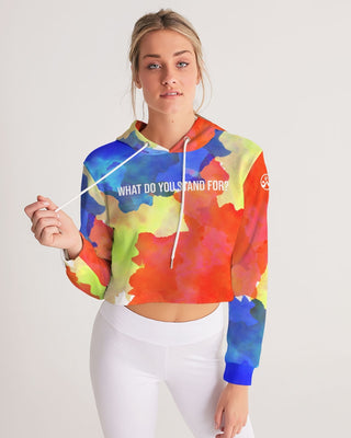 W.D.Y.S.F. Cropped Hoodie