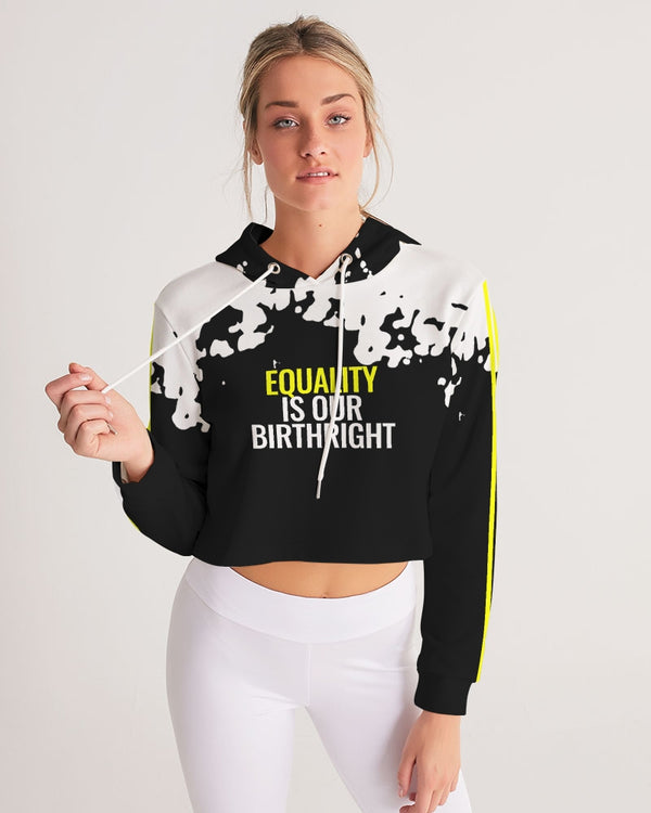 Birthright Cropped Hoodie