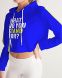 WDYSF S.F.S.Blue Cropped Hoodie