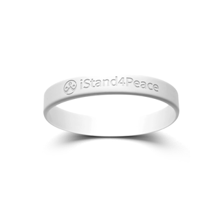 Buy white-debossed Peace iStandBand™