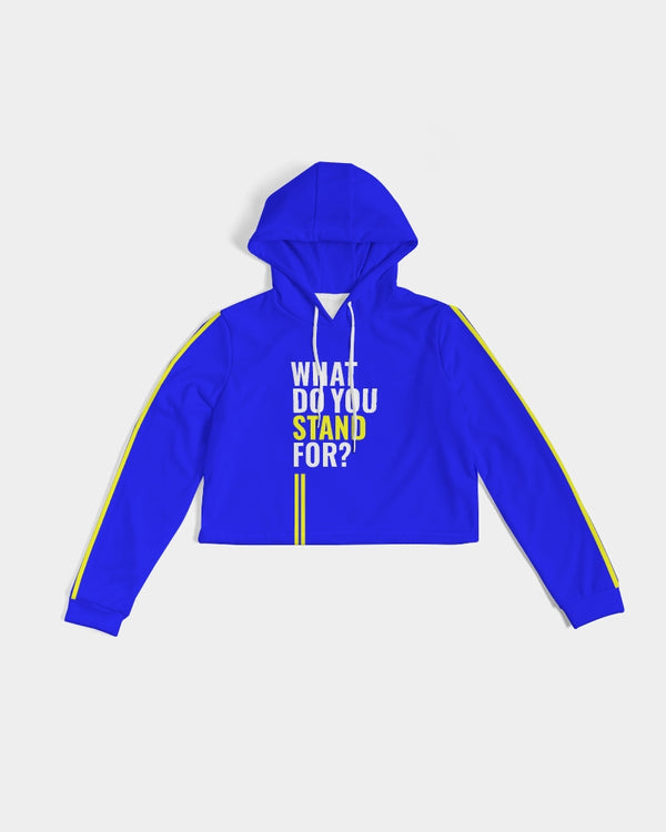 WDYSF S.F.S.Blue Cropped Hoodie