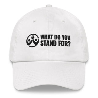 Buy white What Do You Stand For? Dad Hat